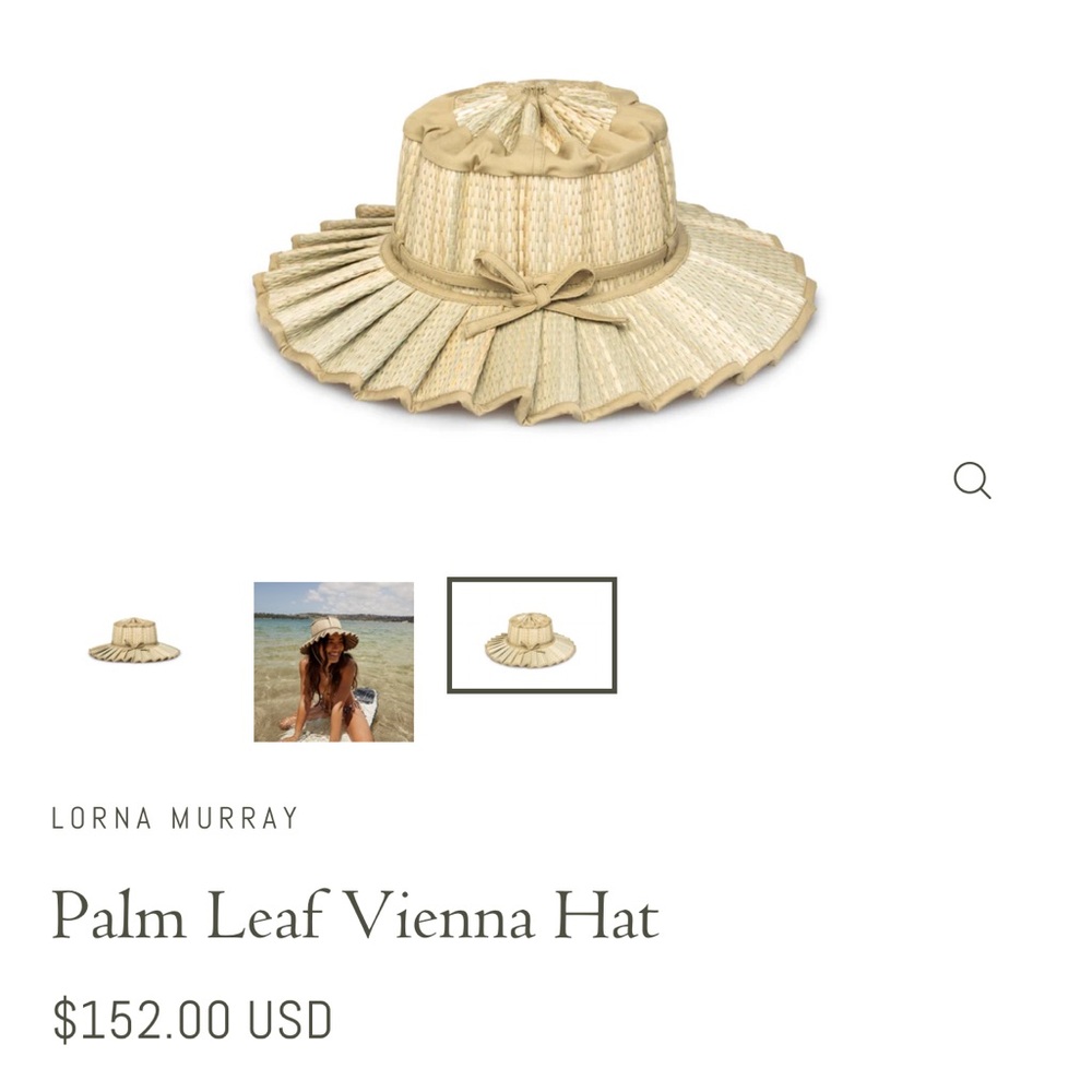 Lorna Murray Palm Leaf Vienna Hat